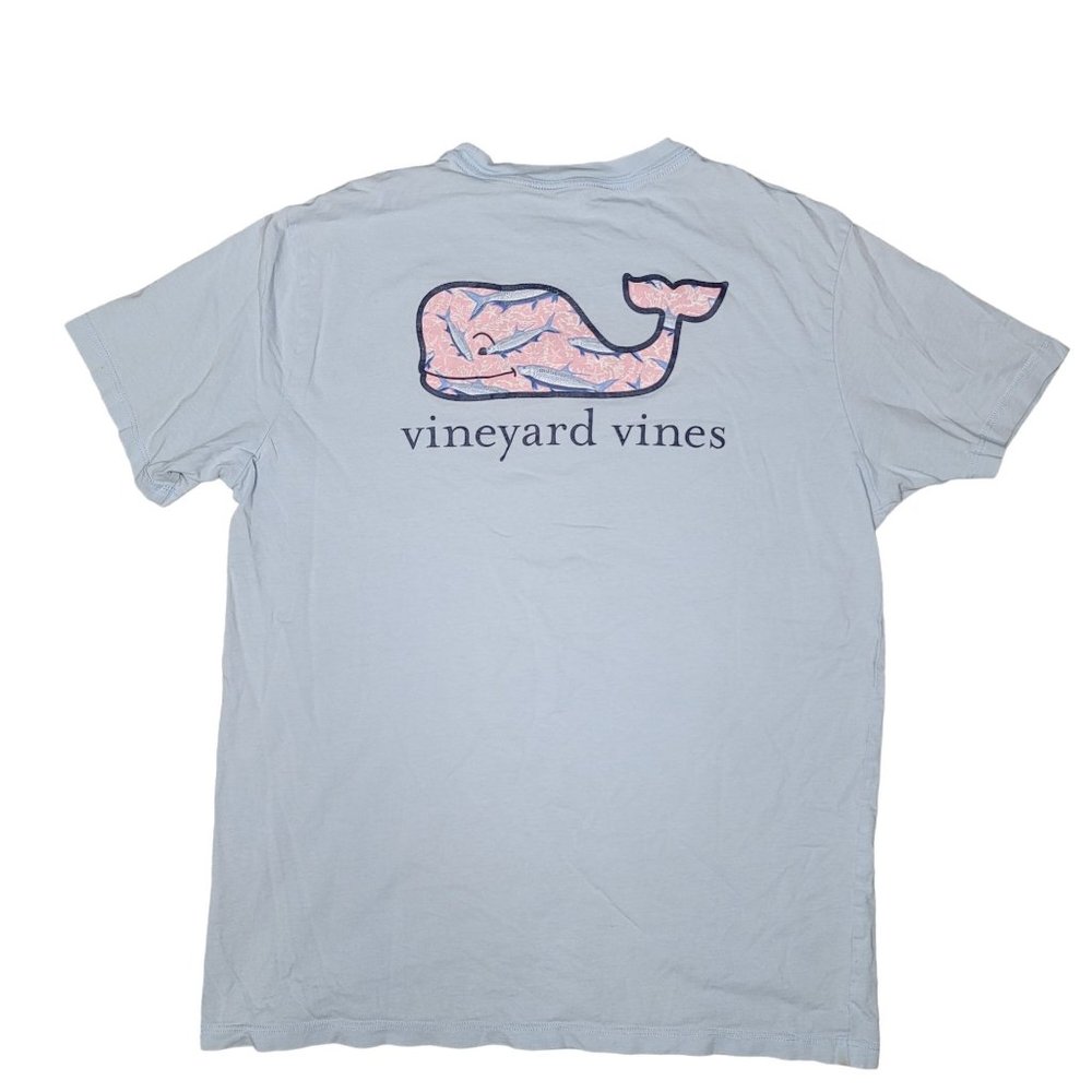Vineyard Vines XL kids fish marline tuna tee shirt cotton